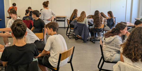 AGIPADen hitzaldiak eragin handia izan du DBH 3ko ikasleen artean