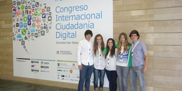 Nuestros alumnos en el Congreso de Ciudadanía Digital