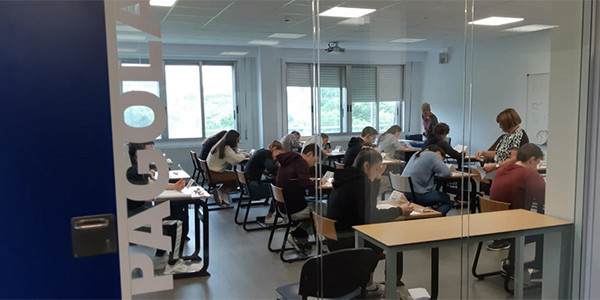 Un momento de los exámenes