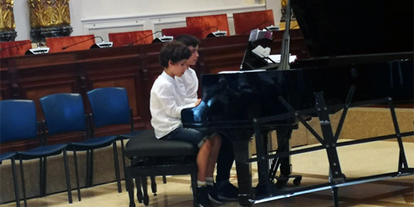 Un momento del concierto del curso pasado