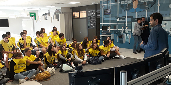 Los alumnos en Ikusi