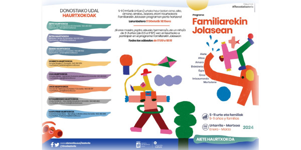 Familiarekin Jolasean programa